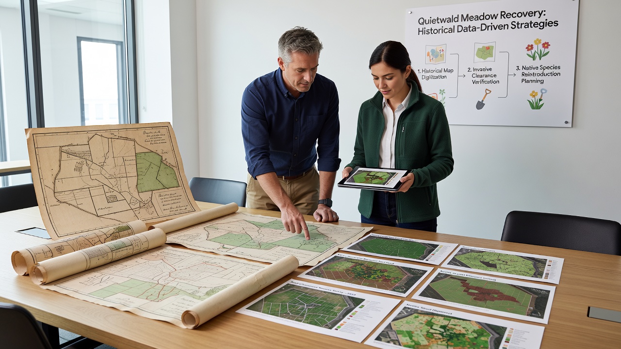Historical Cartography Reshaping Quietwald Meadow Recovery Strategies After Invasive Species Clearance